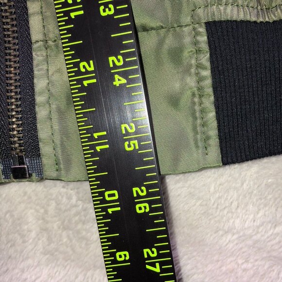 Zeagoo Mens Bomber Jacket Sz XL Full Zip Outerwear Classic Green Casual Outdoors - Picture 5 of 13